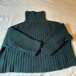 Beautiful Free People Wool Crop Oversize Pullover